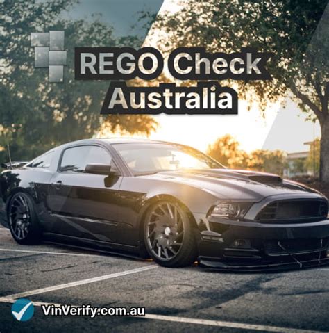 Rego Check Vic