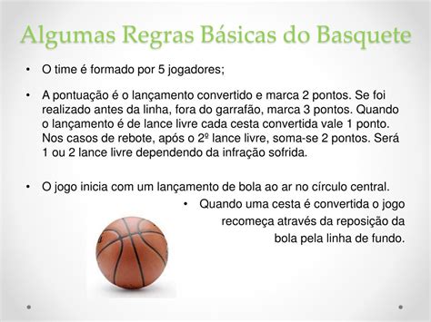 Regras Basicas Do Basquete