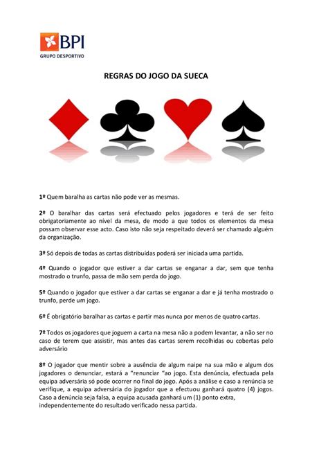 Regras Da Sueca