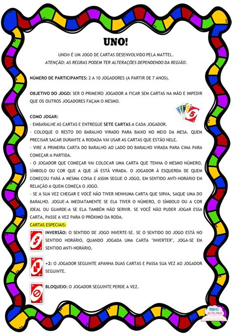 Regras Uno Jogo