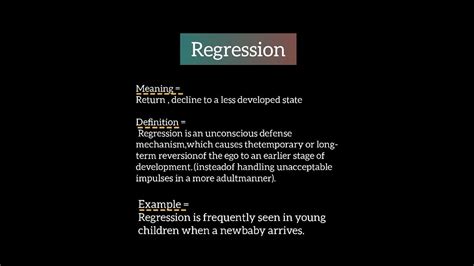 regression psykologi exempel