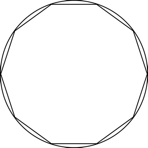 regular decagon inscribed in circle - PlanetMath