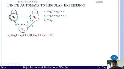 Regular Expression And Finite Automata