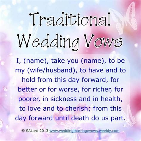 Regular Wedding Vows