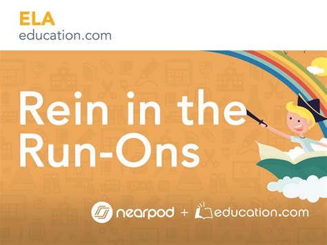 Rein In The Run Ons Lesson Plan Education Run On Sentence 4th Grade - Run On Sentence 4th Grade
