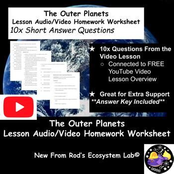 Reinforcement The Outer Planets Answer Sheet