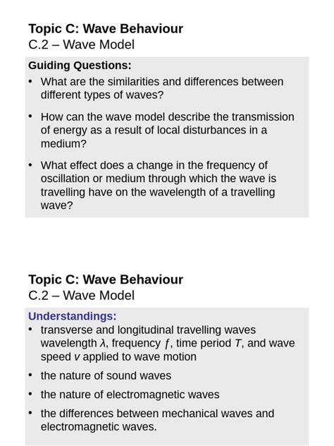 Reinforcement Wave Behavior Glencoe