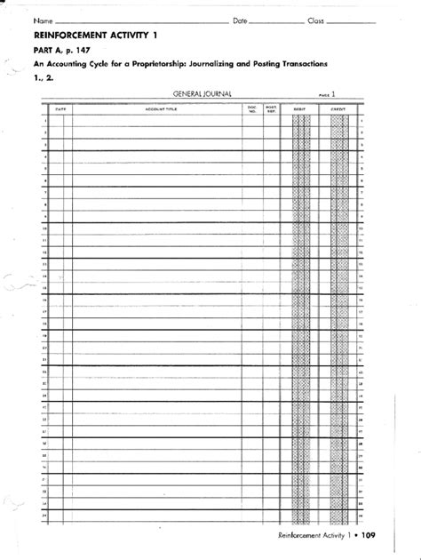 Read Online Reinforcement Activity 1A Answers Accounting 