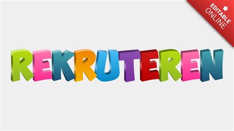 rekruteren spelling
