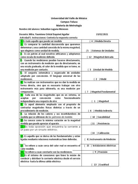 Relacion De Columnas