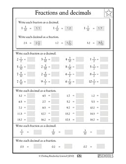 Relating Fractions To Decimals Relating Fractions To Decimals - Relating Fractions To Decimals