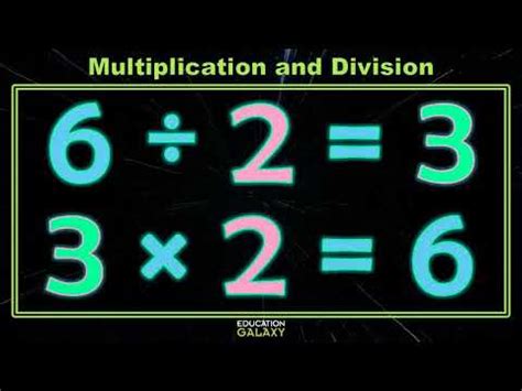 Relationship Between Multiplication And Division Youtube Relationship Between Multiplication And Division - Relationship Between Multiplication And Division