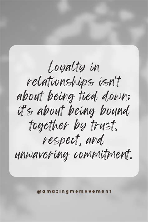 Relationship Loyalty Quotes