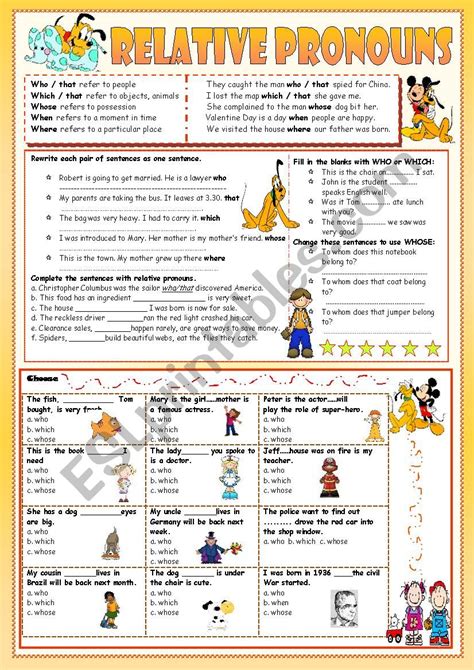 Relative Pronouns Reading Worksheets Spelling Grammar Pdf Relative Pronouns Worksheets 4th Grade - Relative Pronouns Worksheets 4th Grade