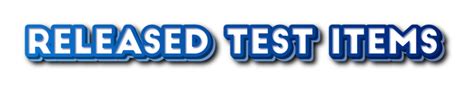 Released Test Items