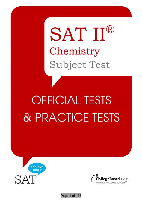 released tests sat 2 chemistry