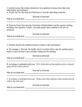 Relevant And Irrelevant Details Printable Worksheets Relevant And Irrelevant Details Worksheet - Relevant And Irrelevant Details Worksheet