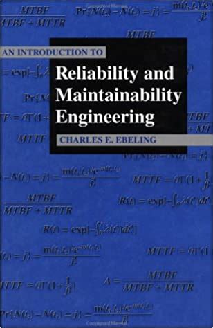Download Reliability And Maintainability Engineering By Charles E Ebeling 