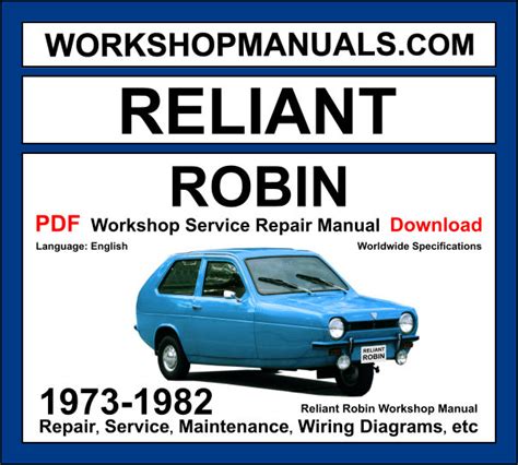 Reliant Robin Manual