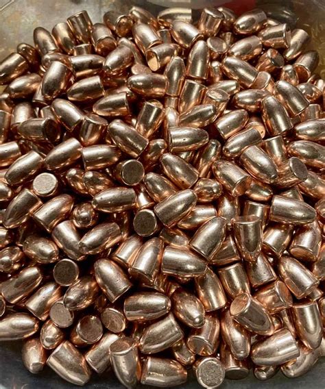 Reloading 9mm Copper Plated Bullets
