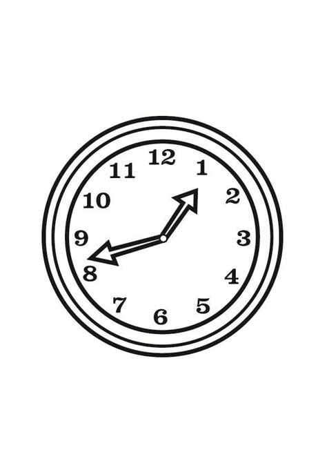 Reloj Para Colorear