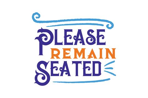 remain seated please the voice