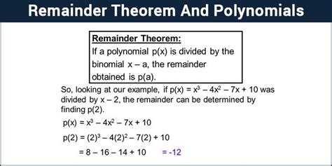 Remainder Theorem Definition Formula And Examples It Lesson Remainder Theorem And Factor Theorem Worksheet - Remainder Theorem And Factor Theorem Worksheet