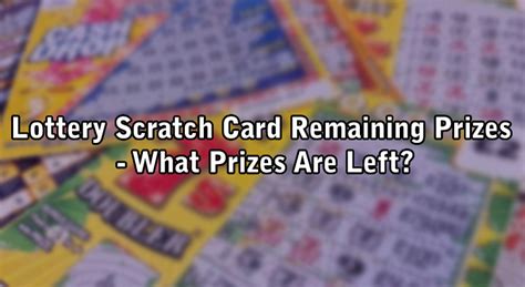 remaining top prizes on scratch cards