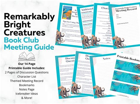 Remarkably Bright Creatures Book Club Questions
