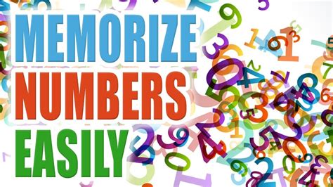 Remember Numbers Your Awesome Memory Learning To Spell Numbers - Learning To Spell Numbers
