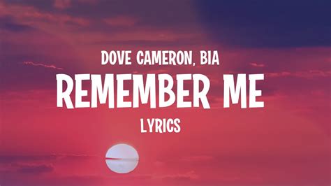 REMEMBER ME LYRICS - I Will Remember You