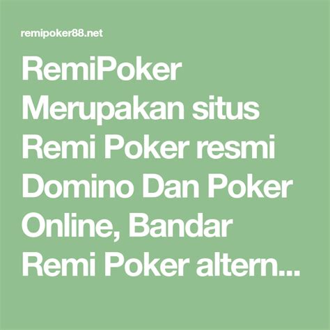 Remipoker Login   Remipoker Situs Main Poker Uang Asli Link Remi - Remipoker Login