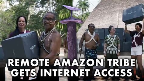 Remote Tribe Gets Internet