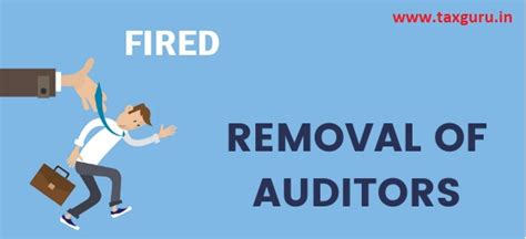 Removal Of Auditor