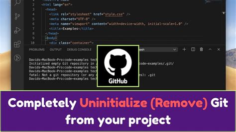 Remove Git Init