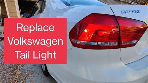 Remove Passat Tail Light