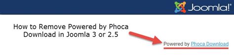 remove powered by phoca joomla 25