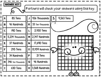 Renaming Numbers 4th Grade   Place Value Game Renaming Numbers 4th 5th Grade - Renaming Numbers 4th Grade