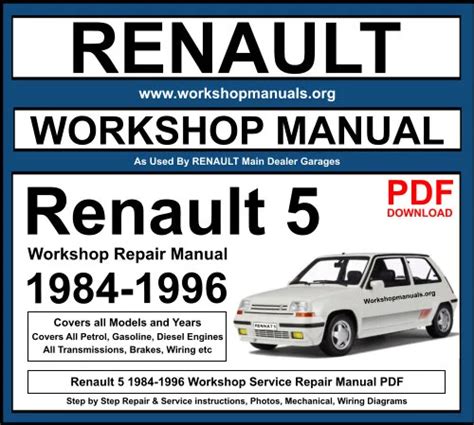 Renault 5 Workshop Manual