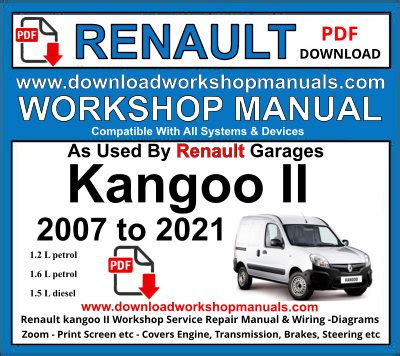 Full Download Renault Kangoo Service Manual Free Download 
