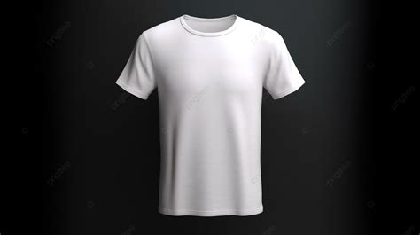 Render 3d Dari Kaos Putih Polos Template Kaos Desain Baju Putih Polos - Desain Baju Putih Polos