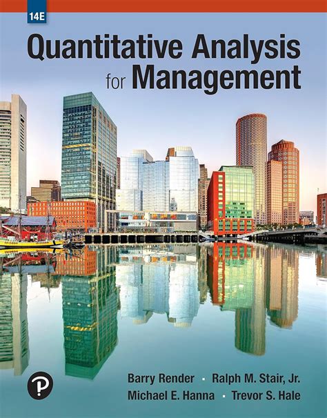Render Quantitative Analysis For Management Solution Manual