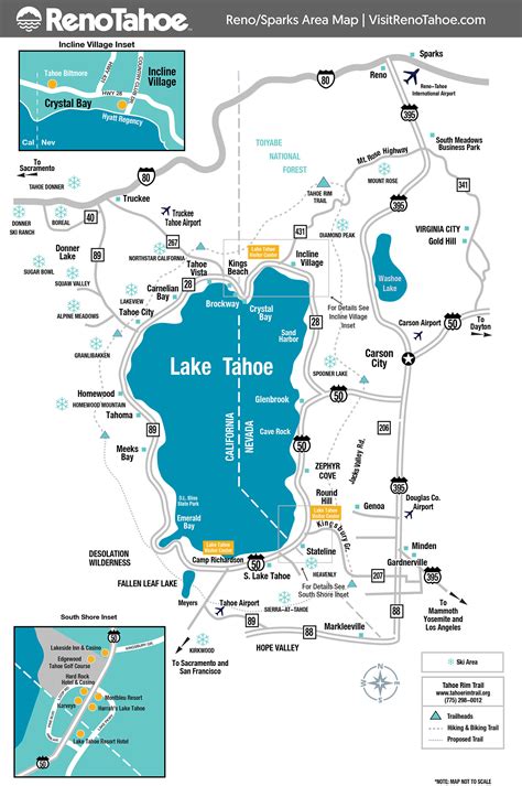 reno lake tahoe casino map