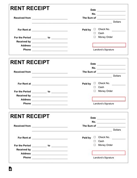 Rent Receipt Pdf