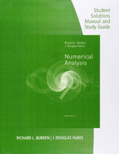 Full Download Rent Numerical Analysis 9Th Edition 