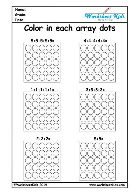 Repeated Addition Arrays 2nd Grade Worksheets   Repeated Addition Arrays 2nd Grade Worksheets Worksheet - Repeated Addition Arrays 2nd Grade Worksheets
