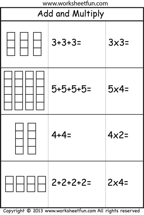 Repeated Addition Super Teacher Worksheets Multiplication As Repeated Addition Worksheet - Multiplication As Repeated Addition Worksheet