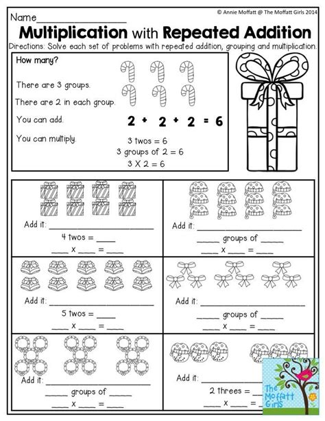 Repeated Addition Worksheet 2nd Grade   50 Multiplication And Repeated Addition Worksheets For 2nd - Repeated Addition Worksheet 2nd Grade