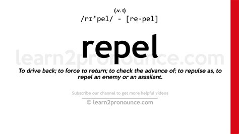 Repel Meaning