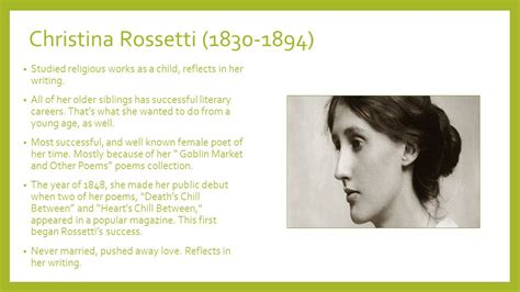 repining christina rossetti biography